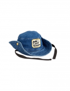 Preview: MINI RODINI Sonnenhut Kilimandscharo - denim